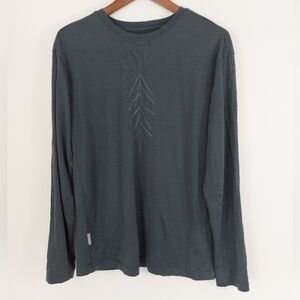 Icebreaker Men's Pure Merino 200 Long Sleeve T Shirt Size Medium